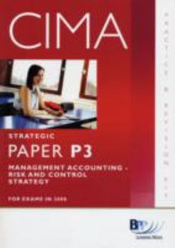 Paperback Cima - P3 Mgt Accounting Risk & Contro (Practice and Revision Kit) Book