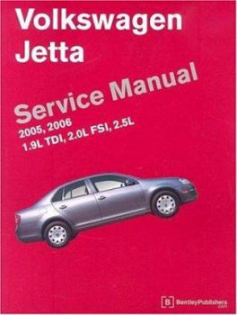 Paperback Volkswagen Jetta Service Manual: 2005-2006 (A5 Platform) 1.9L TDI, 2.0L FSI, 2.5L Book