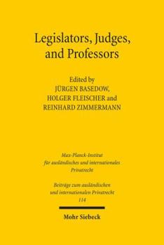 Hardcover Legislators, Judges, and Professors Book