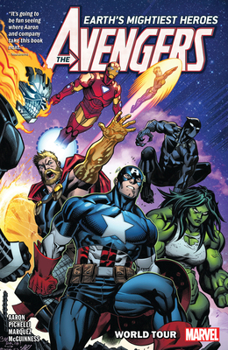 Paperback Avengers by Jason Aaron Vol. 2: World Tour Book