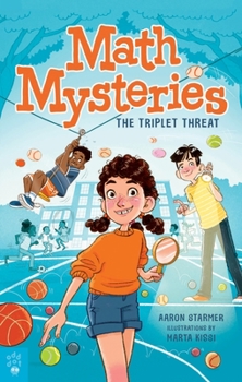 Hardcover Math Mysteries: The Triplet Threat Book