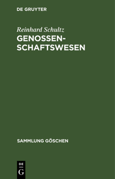 Hardcover Genossenschaftswesen [German] Book