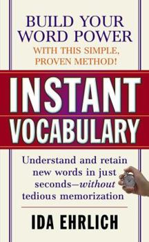 Paperback Instant Vocabulary Book