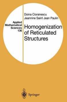 Paperback Homogenization of Reticulated Structures Book