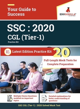Paperback SSC CGL Tier I 2021 Vol. 1 10 Full-length Mock Tests + 3 previous year papers For Complete Preparation Book