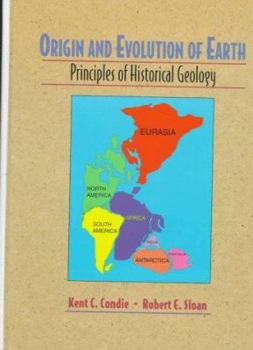 Hardcover Origin and Evolution of Earth Book