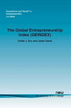 Paperback The Global Entrepreneurship Index (Geindex) Book