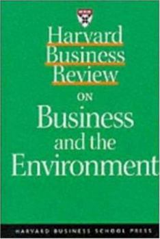 Paperback Harvard Business Review on Business and the Environment Book