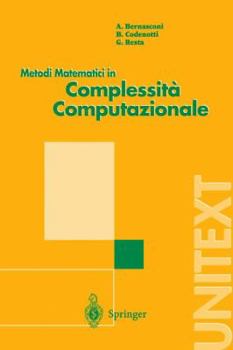 Paperback Metodi Matematici in Complessita Computazionale [Italian] Book