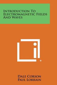 Paperback Introduction to Electromagnetic Fields and Waves Book