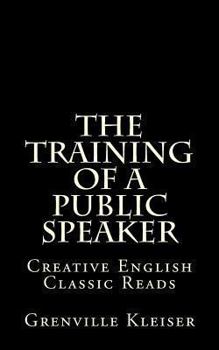 The Training of a Public Speaker