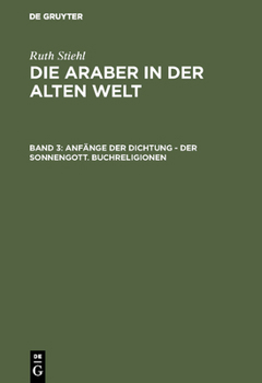 Hardcover Anfänge der Dichtung - Der Sonnengott. Buchreligionen [German] Book