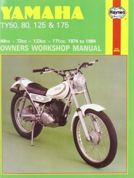 Paperback Yamaha Ty50, 80, 125 & 175, '74-'84 Book