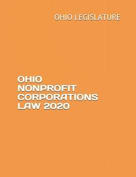 Paperback Ohio Nonprofit Corporations Law 2020 Book