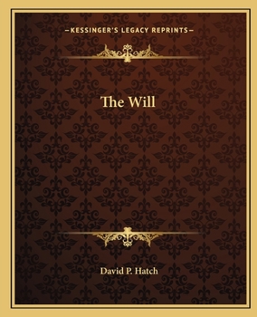 Paperback The Will Book