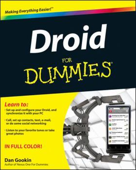 Paperback Droid X for Dummies Book