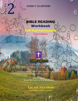 Paperback Second Grade Bible Reading: Full Year Curriculum Book