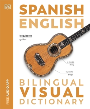 Paperback Spanish English Bilingual Visual Dictionary Book