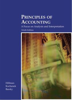 Hardcover Principles of Accounting: A Focus on Analysis & Interpretation Book