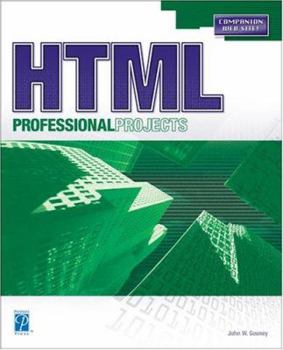 Paperback HTML Professional Projects Book