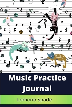 Paperback Music Practice Journal Book
