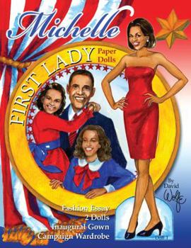 Paperback Michelle First Lady Paper Dolls Book