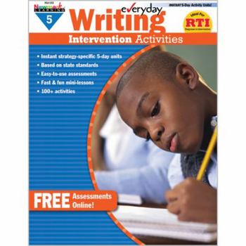 Everyday Intervention Activities for Writing Grade 5 Book