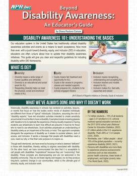 Paperback Beyond Disability Awareness: An Educator's Guide Book