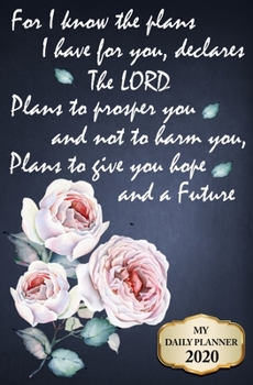 My Daily Planner 2020: Floral Diary: Calendar Schedule Organizer, 2020 Daily Planner 5.25 x 8, Daily Planner Journal, Blank Keepsake Record Planner ... 2020 Calendar, Calendar 2020 Family Planner