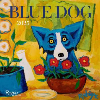 Calendar Blue Dog 2025 Wall Calendar Book
