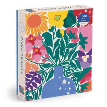 Misc. Zodiac Flowers 1000 Piece Puzzle Book