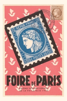 Paperback Vintage Journal French Philatelic Convention Poster Book
