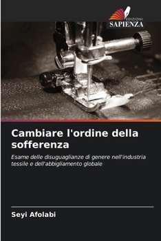 Paperback Cambiare l'ordine della sofferenza [Italian] Book