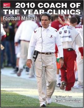 Paperback 2010 Coach of the Year Clinics Football Manual Book
