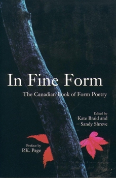 Paperback In Fine Form: The Canadian Book of Form Poetry Book