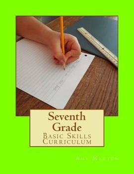 Paperback Seventh Grade Basic Skills Curriculum Book