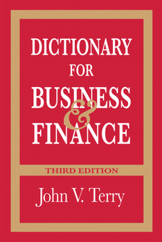 Paperback Dictionary for Business & Finance Book