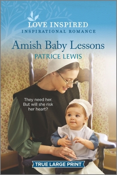 Paperback Amish Baby Lessons [Large Print] Book