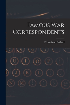 Paperback Famous war Correspondents Book