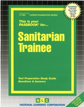 Paperback Sanitarian Trainee: Test Preparation Study Guide Book