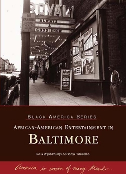 Paperback African-American Entertainment in Baltimore Book