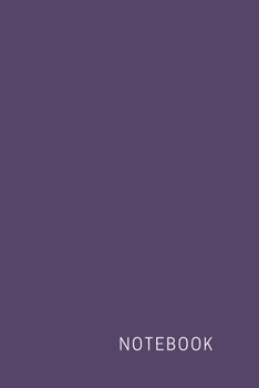 Paperback Notebook: Unlined Blank Minimalist Notebook Perfect For Sketching Down Thoughts - (6 x 9 inches) - 110 Pages Book