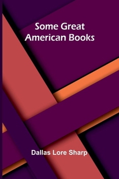 Paperback Some great American books Book