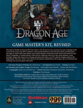 Hardcover Dragon Age Game Master's Kit, Revised Edition Book