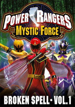 DVD Power Rangers Mystic Force: Broken Spell Volume 1 Book