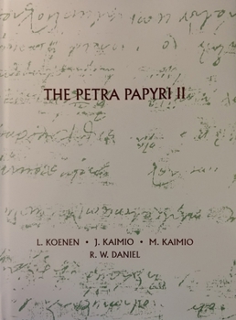 Hardcover The Petra Papyri II Book