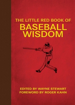 Hardcover The Little Red Book of Baseball Wisdom Book