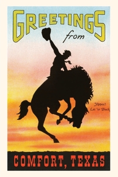 Paperback Vintage Journal Greetings from Comfort, Texas Book