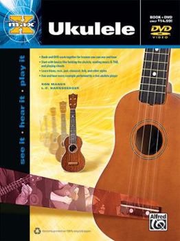 Paperback Alfred's Max Ukulele Method: See It * Hear It * Play It, Book & DVD Book