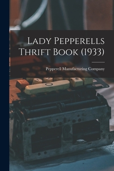 Paperback Lady Pepperells Thrift Book (1933) Book